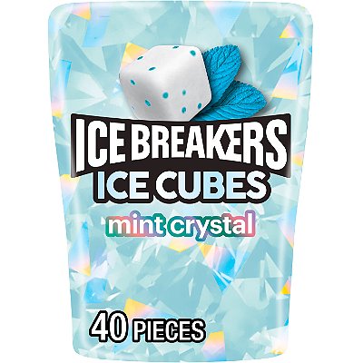 Ice Breakers Ice Cubes Sugar Free Mint Crystal Gum