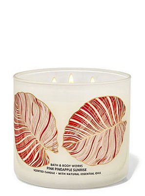 Pink Pineapple Sunrise 3-Wick Candle
