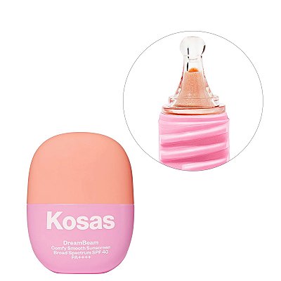 Kosas DreamBeam Silicone-Free Mineral Sunscreen SPF 40 with Ceramides and Peptides Mini