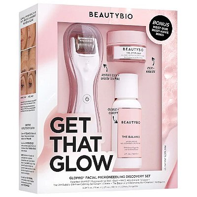 BeautyBio Get That Glow - GloPRO® Facial Microneedling Discovery Set