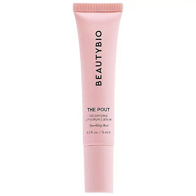 BeautyBio The Pout Sparkling Rosé Hyaluronic Acid Collagen Plumping Lip Serum