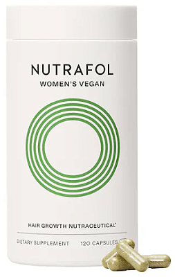 Nutrafol WOMEN’S VEGAN Clinically Proven Hair Growth Supplement for Thinning