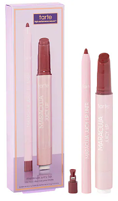 tarte  maracuja juicy lip balm rose duo