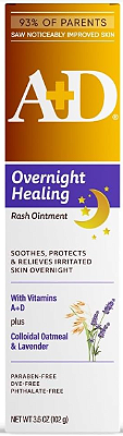 A+D Overnight Healing Diaper Rash Ointment