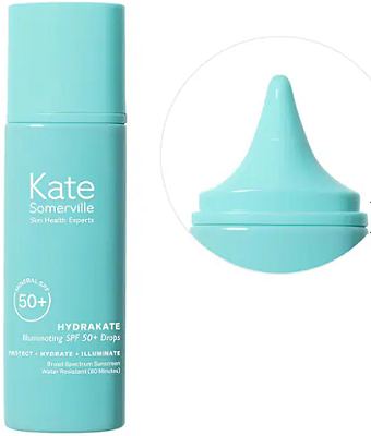 Kate Somerville  Hydrakate Illuminating Sunscreen SPF 50+ Drops with Ectoin