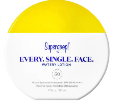 Supergoop!  Every. Single. Face. Watery Lotion Sunscreen SPF 50