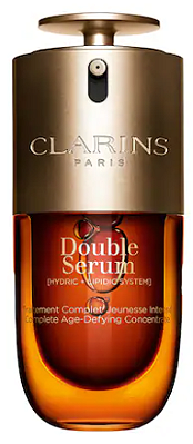 Clarins  Double Serum Anti-Aging to Firm, Boost Radiance and Refine Pores