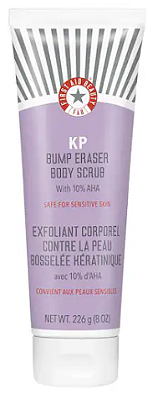 First Aid Beauty  KP Bump Eraser Body Scrub with 10% AHA – Body Exfoliant for Keratosis Pilaris