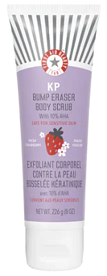 First Aid Beauty  KP Bump Eraser Body Scrub with 10% AHA –  Fresh Strawberry