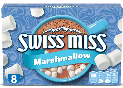 Swiss Miss Chocolate Hot Cocoa Mix With Marshmallows, 8 Count Hot Cocoa Packets