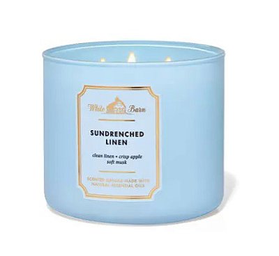 Sundrenched Linen 3-Wick Candle