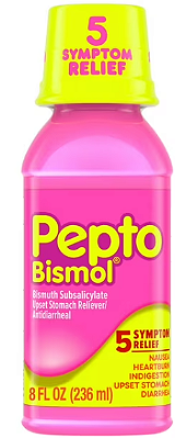 Pepto Bismol Liquid, Indigestion and Anti-Diarrhea Stomach Relief