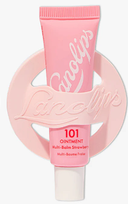 Lanolips 101 Ointment Strawberry & Phone Lip Balm Holder