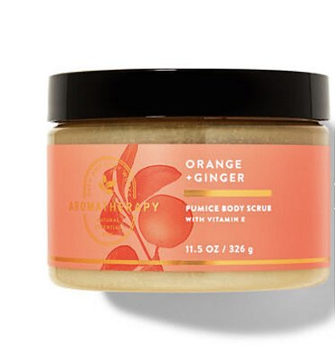 Aromatherapy Orange Ginger Pumice Body Scrub