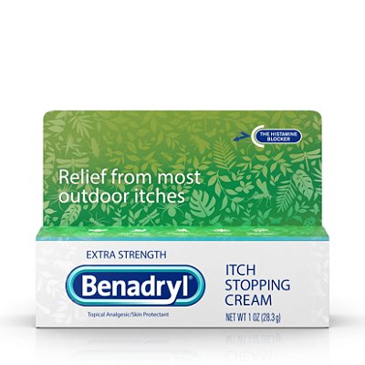 Benadryl Extra Strength Itch Relief Cream, Topical Analgesic