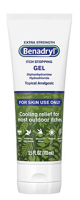Benadryl Anti-Itch Camphor Cooling Gel for Kids