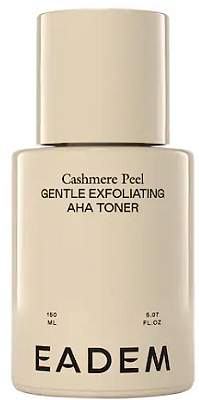 EADEM  Cashmere Peel Gentle AHA + PHA Exfoliating Toner with 9% Lactic, Azelaic, Tranexamic Acids