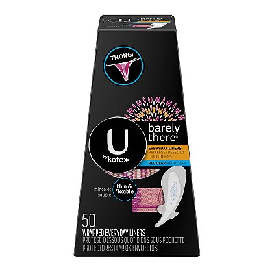 U by Kotex Barely There Thong Panty Liners