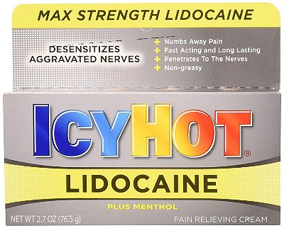Icy Hot Lidocaine Cream Plus Menthol