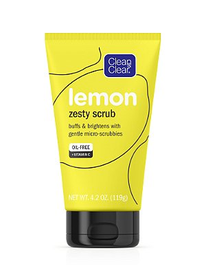 Clean & Clear Lemon Zesty Oil-Free Face Scrub with Vitamin C