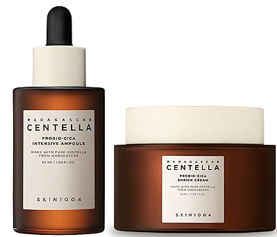 SKIN1004 Madagascar Centella Probio-Cica Intensive Ampoule and Probio-Cica Enrich Cream
