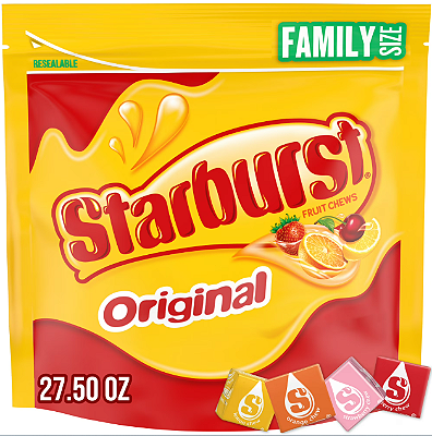 Starburst Original Fruit Chewy Candy, Family Size