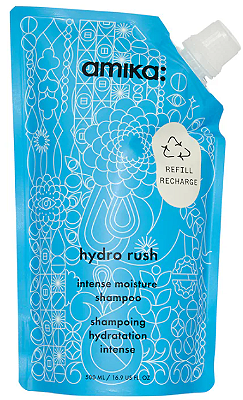 amika  Hydro Rush Intense Moisture Shampoo with Hyaluronic Acid