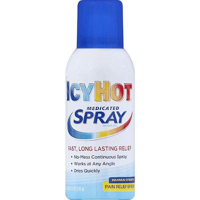 Icy Hot Medicated Pain Relief Spray Maximum Strength 