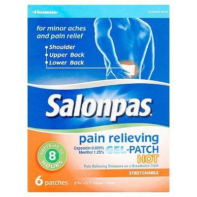 Salonpas Pain Relieving Gel-Patch Hot