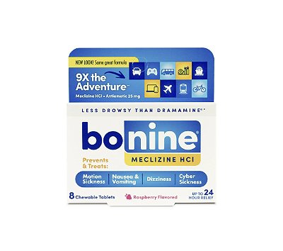 Bonine for Motion Sickness Chewable Tablets