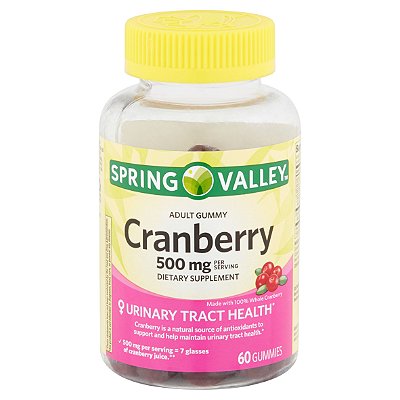 Spring Valley Cranberry Adult Gummies
