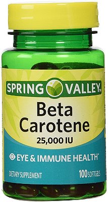 Spring Valley Beta Carotene Softgels
