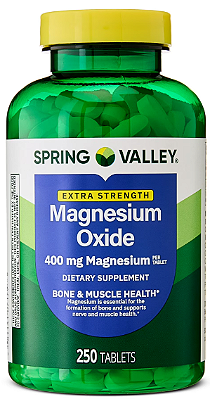 Spring Valley Magnesium Dietary Supplement Tablets for Bone and Muscle Health, 400 mg