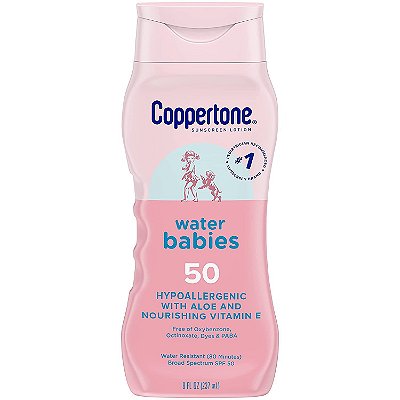Coppertone Water Babies Sunscreen Fragrance Free Lotion SPF 50