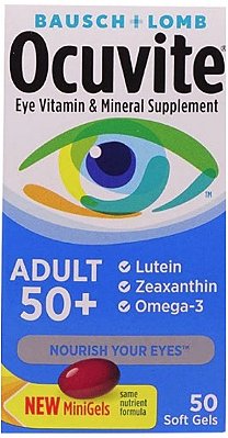 Bausch & Lomb Ocuvite Adult 50+ Eye Vitamin & Mineral Softgels