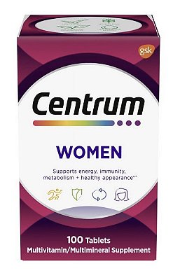 Centrum Women Multivitamin / Multimineral Supplement Tablet Vitamin D3
