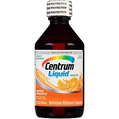 Centrum Liquid Adult Multivitamin Orange Tangerine Flavor
