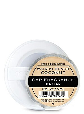 Waikiki Beach Coconut Car Fragrance Refill