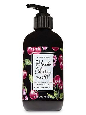 Black Cherry Merlot Gentle Exfoliating Hand Soap