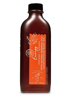 Aromatherapy Energy Orange Ginger Moisturizing Body Oil