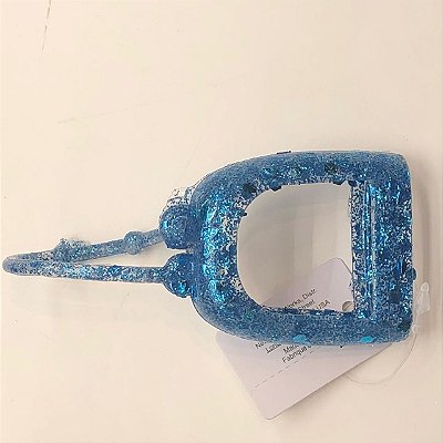 Blue Glitter Pocketbac Holder