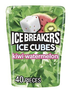 Ice Breakers Ice Cubes Kiwi Watermelon Gum