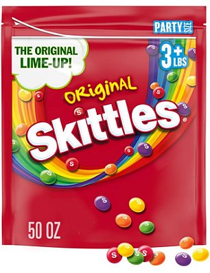 Skittles Original Fruity Candy Party Size Bag