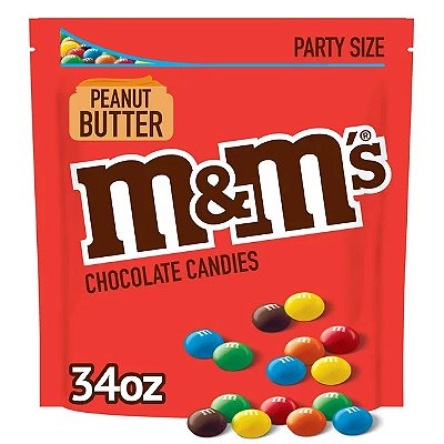 M&M's Peanut Butter Chocolate Candy Party Size