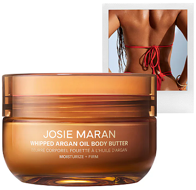 Josie Maran Golden Hour (Amber, White Musk) - Whipped Argan Oil Refillable Firming Body Butter