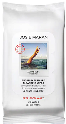 Josie Maran Argan Bare Naked Cleansing Wipes 30 ct