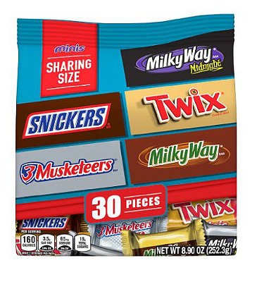 Mars Variety Pack Milk & Dark Chocolate Candy Bars