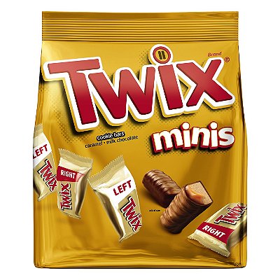 Twix Minis Caramel and Milk Chocolate Cookie Bars