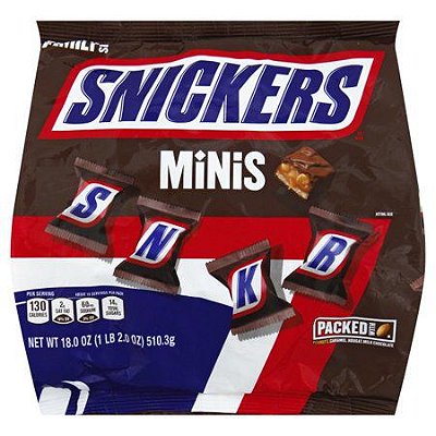 Snickers Minis Chocolate Candy Bars Family Size