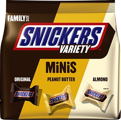 Snickers Minis Chocolate Candy Bars Variety Pack